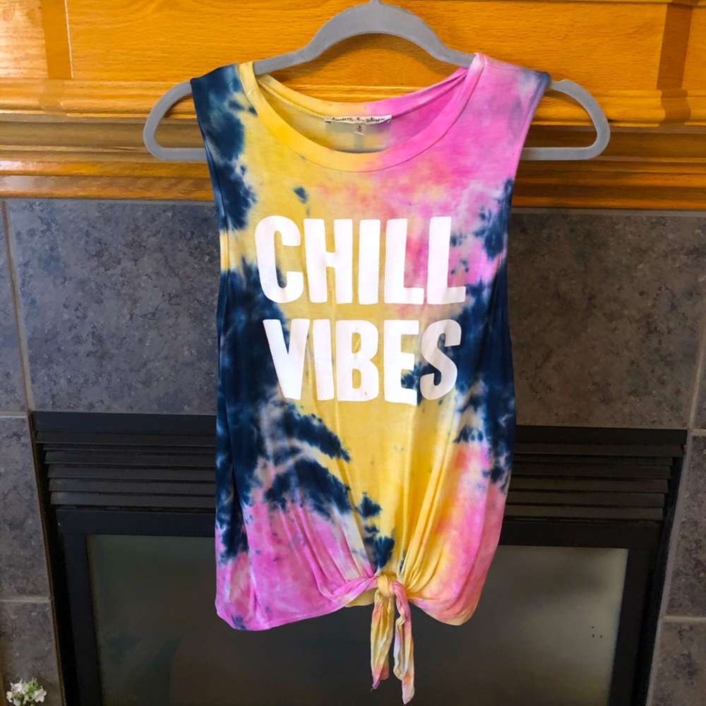 Tie Dye Chill Vibes tank